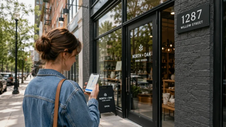Shopify store physical location for local SEO customer visit