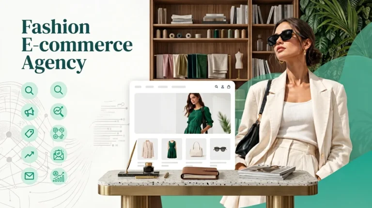 Fashion e-commerce agency working on a Shopify clothing store